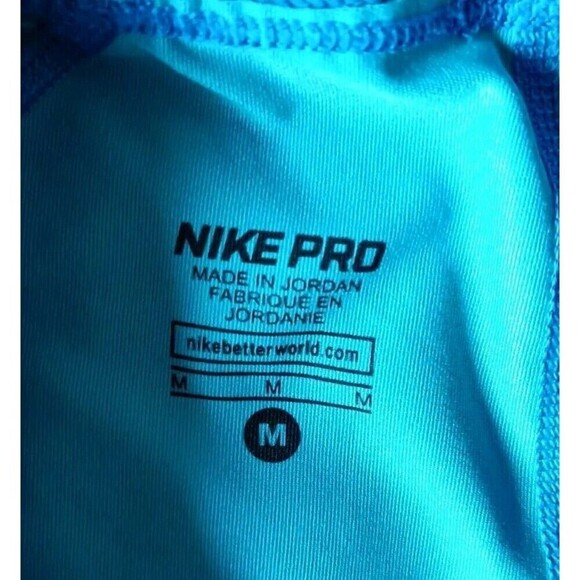 Nike Pro Hypercool Reflect Capri Leggings Women's Size Medium Blue Training - Picture 4 of 9